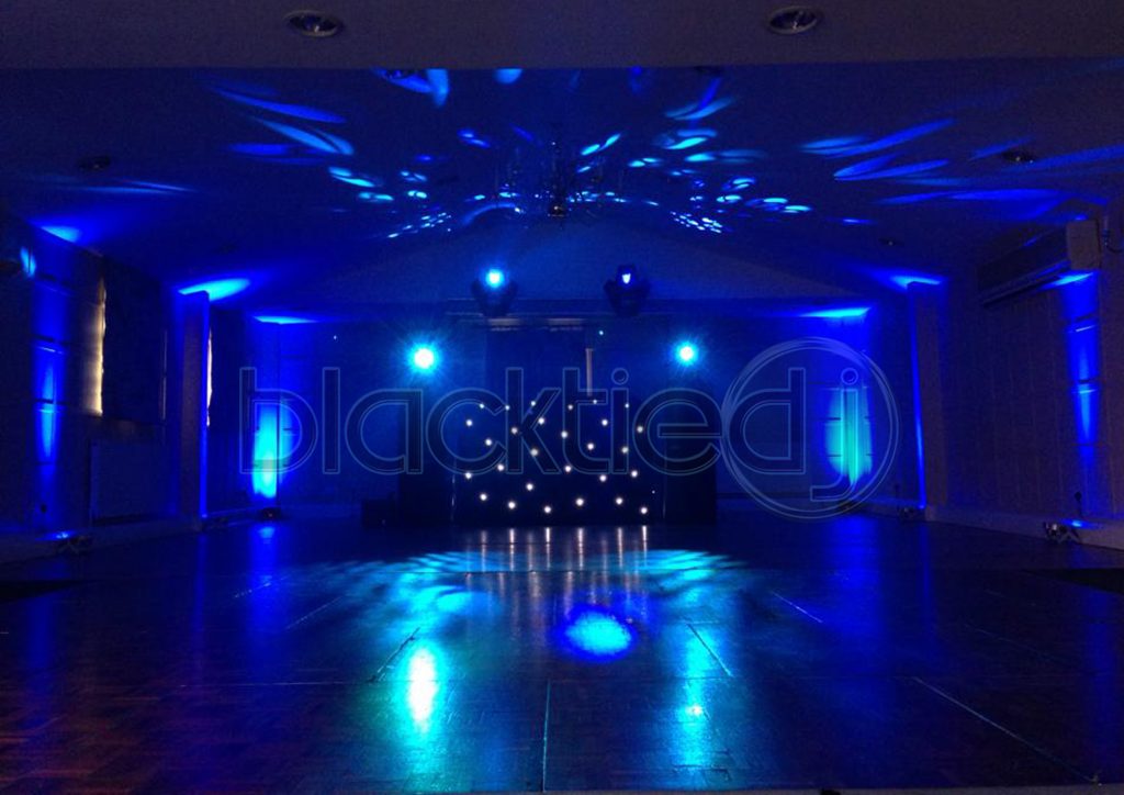 Wedding DJ Disco Uplighting Moodlighting Rushton Hall